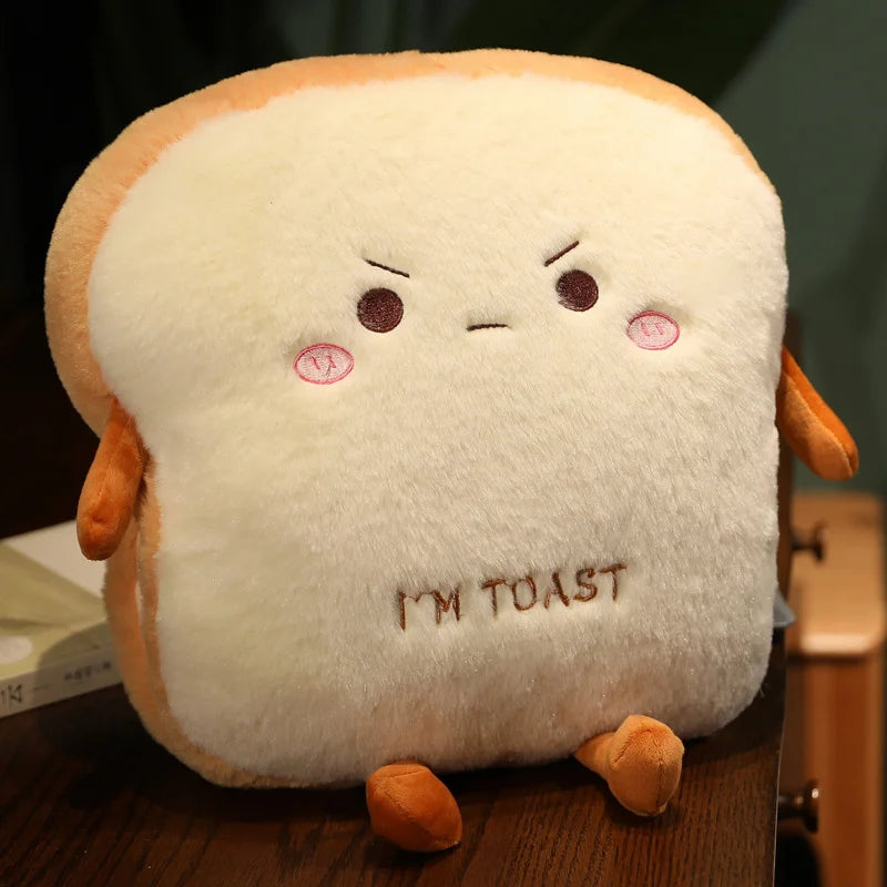 Plush Bread Pillow Soft Toast Cushion