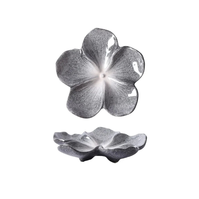 Flower Shaped Ceramic Dipping Sauce Dish