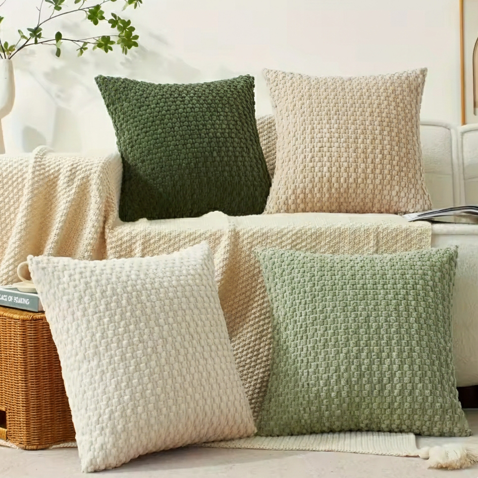 Corduroy Throw Pillow Cover
