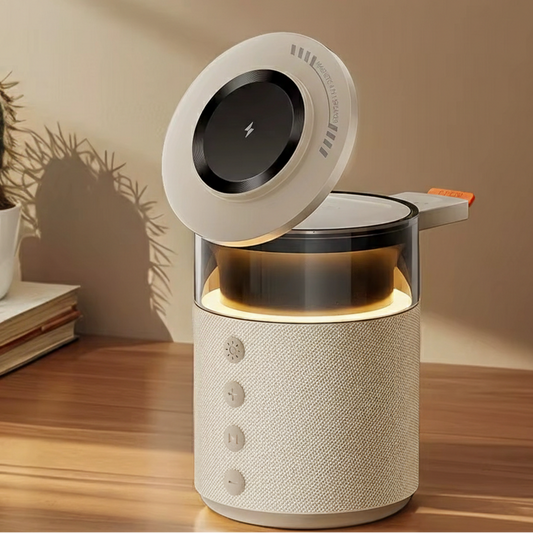 5-in-1 Magnetic Wireless Charging Station with Speaker