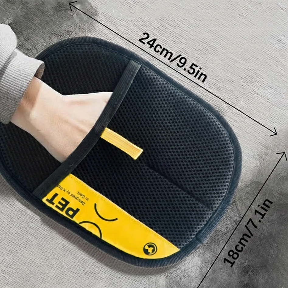 2-in-1 Pet Hair Remover and Grooming Glove