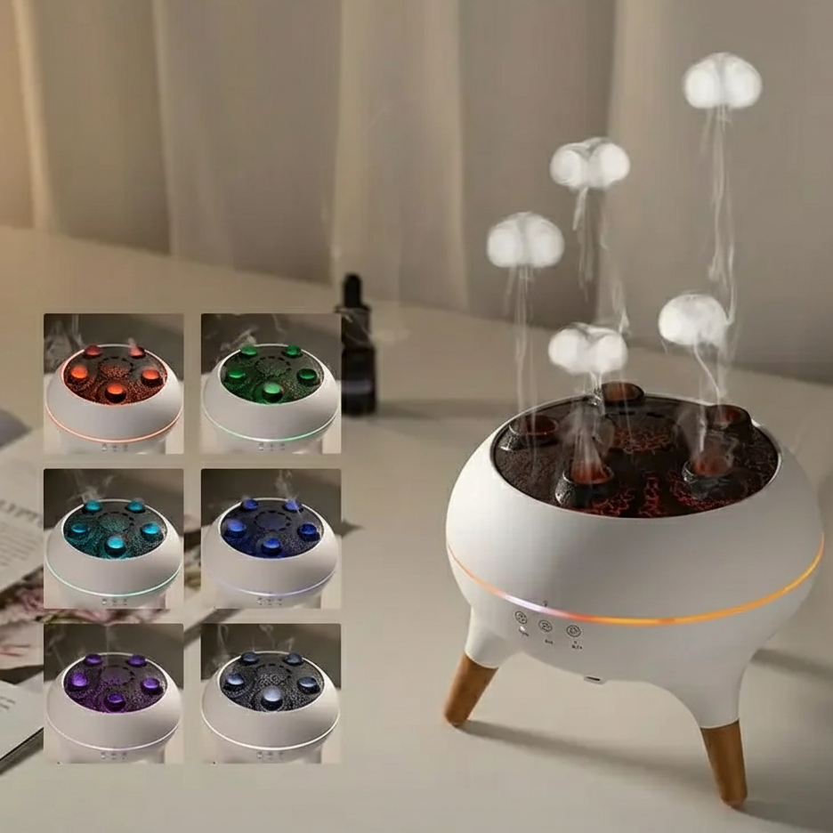 Dynamic Jellyfish Air Humidifier and Oil Diffuser