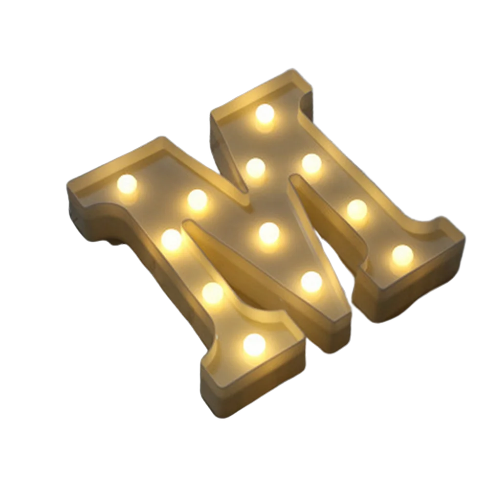 Luminous LED Alphabet and Number Lights