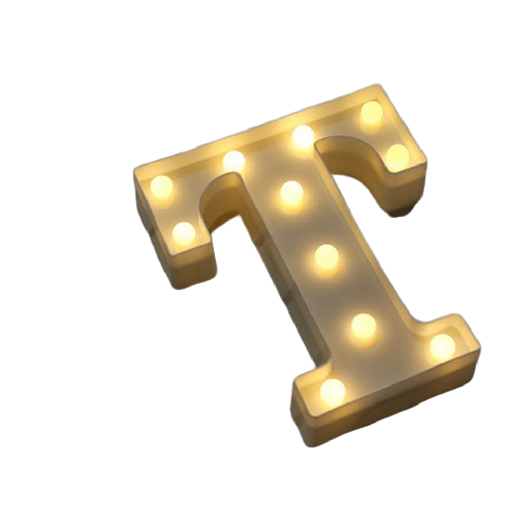 Luminous LED Alphabet and Number Lights