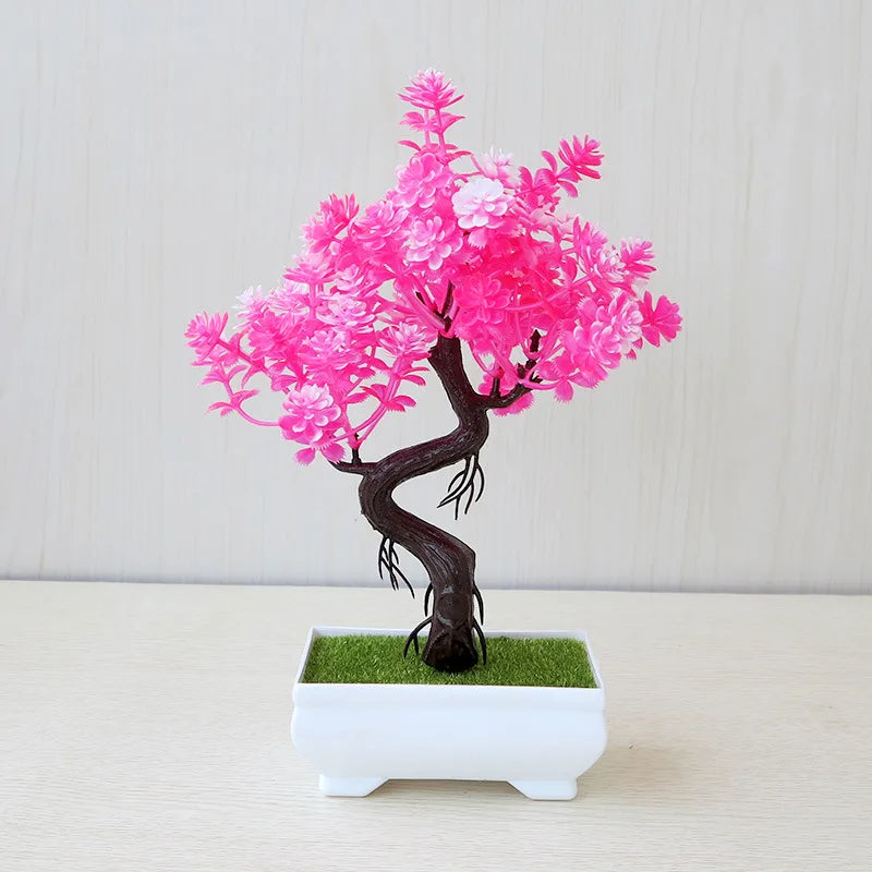 Small Potted Bonsai Artificial Plant