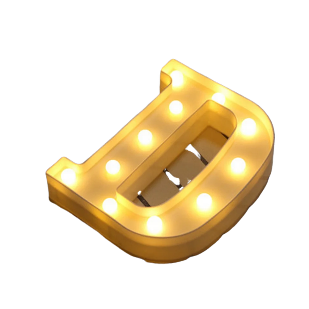 Luminous LED Alphabet and Number Lights
