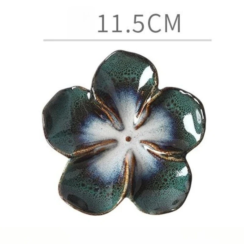 Flower Shaped Ceramic Dipping Sauce Dish