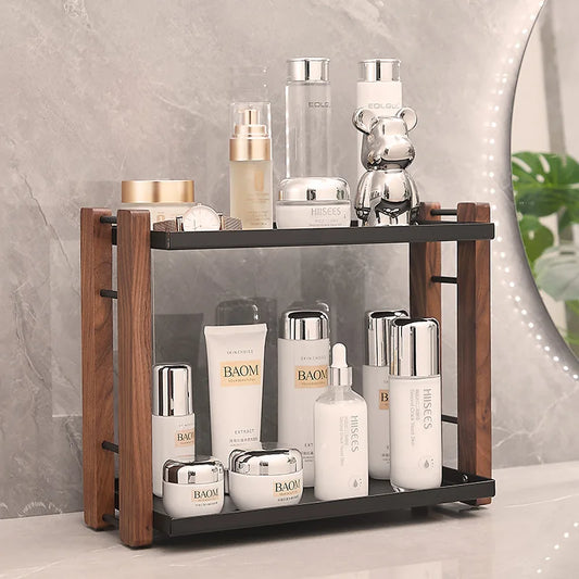 Multi Purpose Bathroom and Coffee Station Organizer Shelf