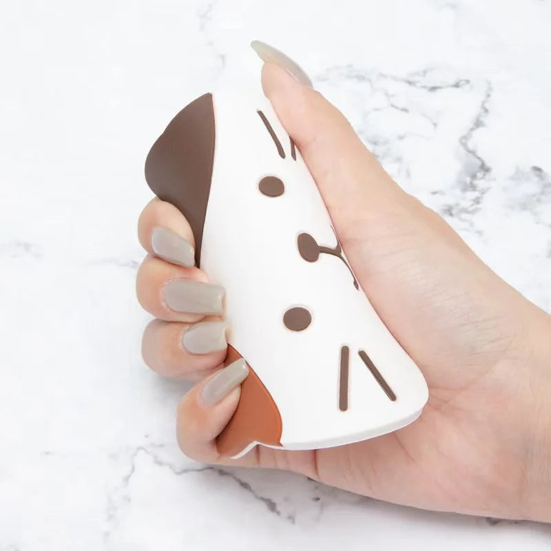 5 Pieces Cat Silicone Cup Coaster Set