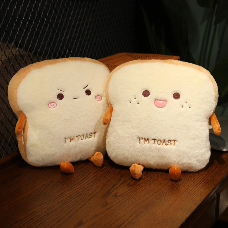 Plush Bread Pillow Soft Toast Cushion