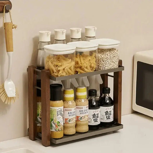 Multi Purpose Bathroom and Coffee Station Organizer Shelf
