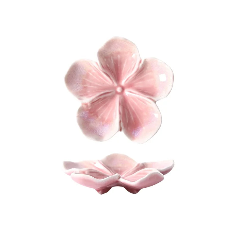 Flower Shaped Ceramic Dipping Sauce Dish