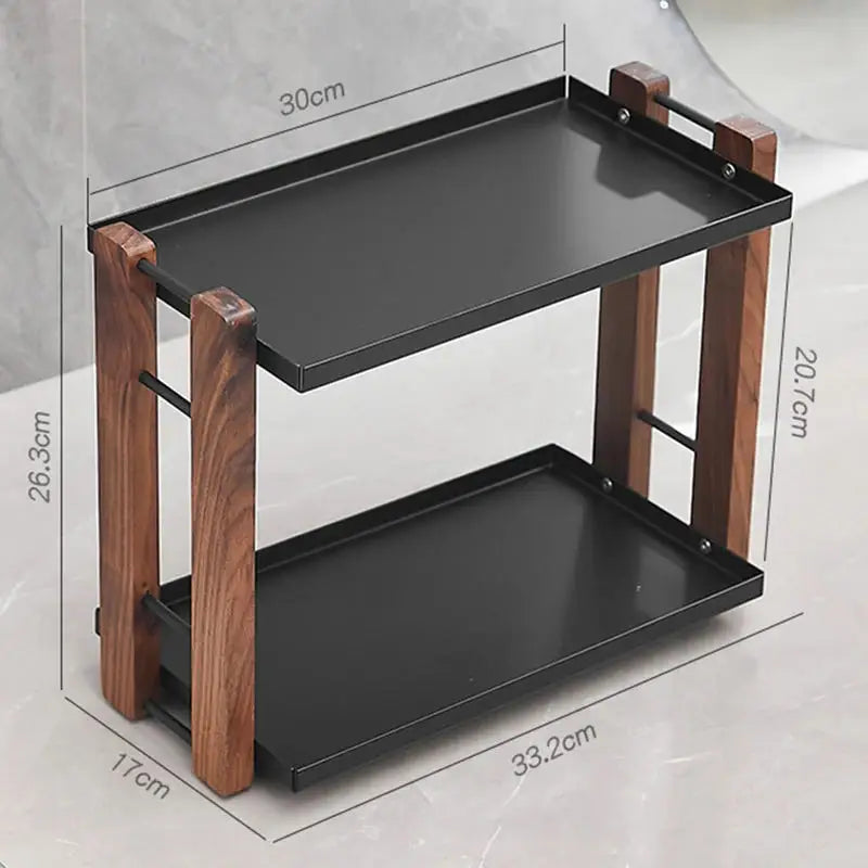 Multi Purpose Bathroom and Coffee Station Organizer Shelf