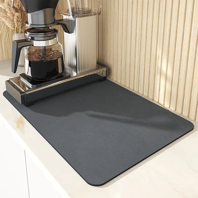 Super Absorbent Non Slip Kitchen Draining Mat