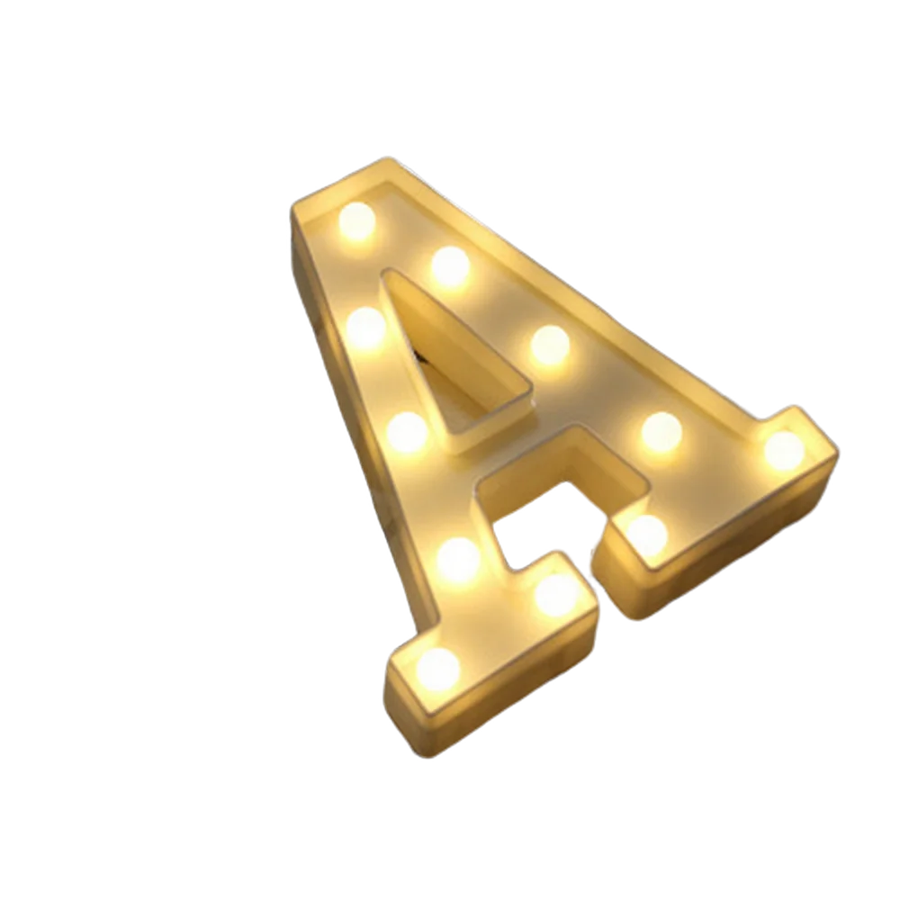 Luminous LED Alphabet and Number Lights