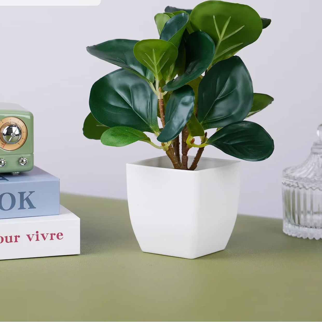 Small Potted Bonsai Artificial Plant