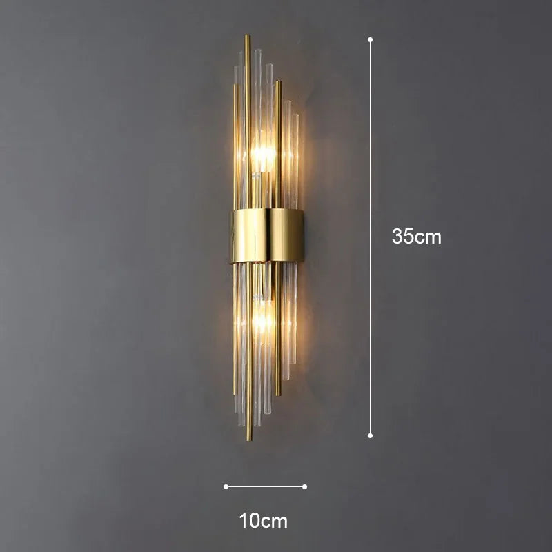 Luxury Gold LED Wall Sconce