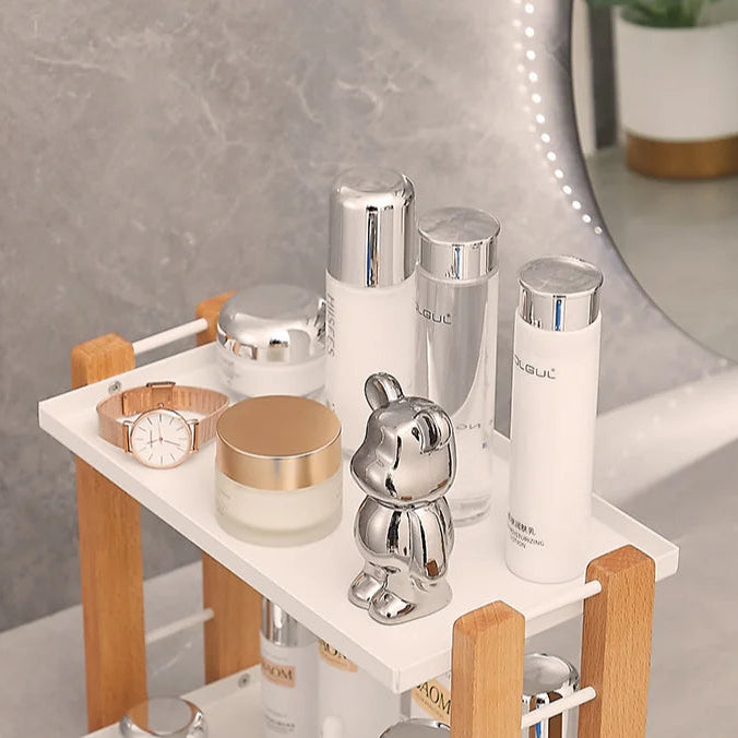 Multi Purpose Bathroom and Coffee Station Organizer Shelf
