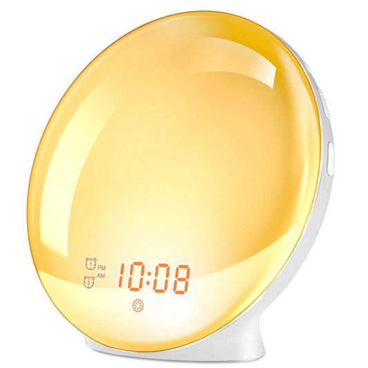 Wake-Up Light Alarm Clock – Sunrise/Sunset Simulation with FM & Natural Sounds
