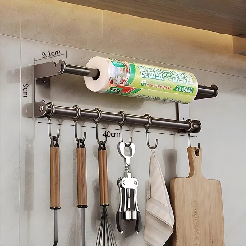Stainless Steel Multi Purpose Kitchen Wall Rack
