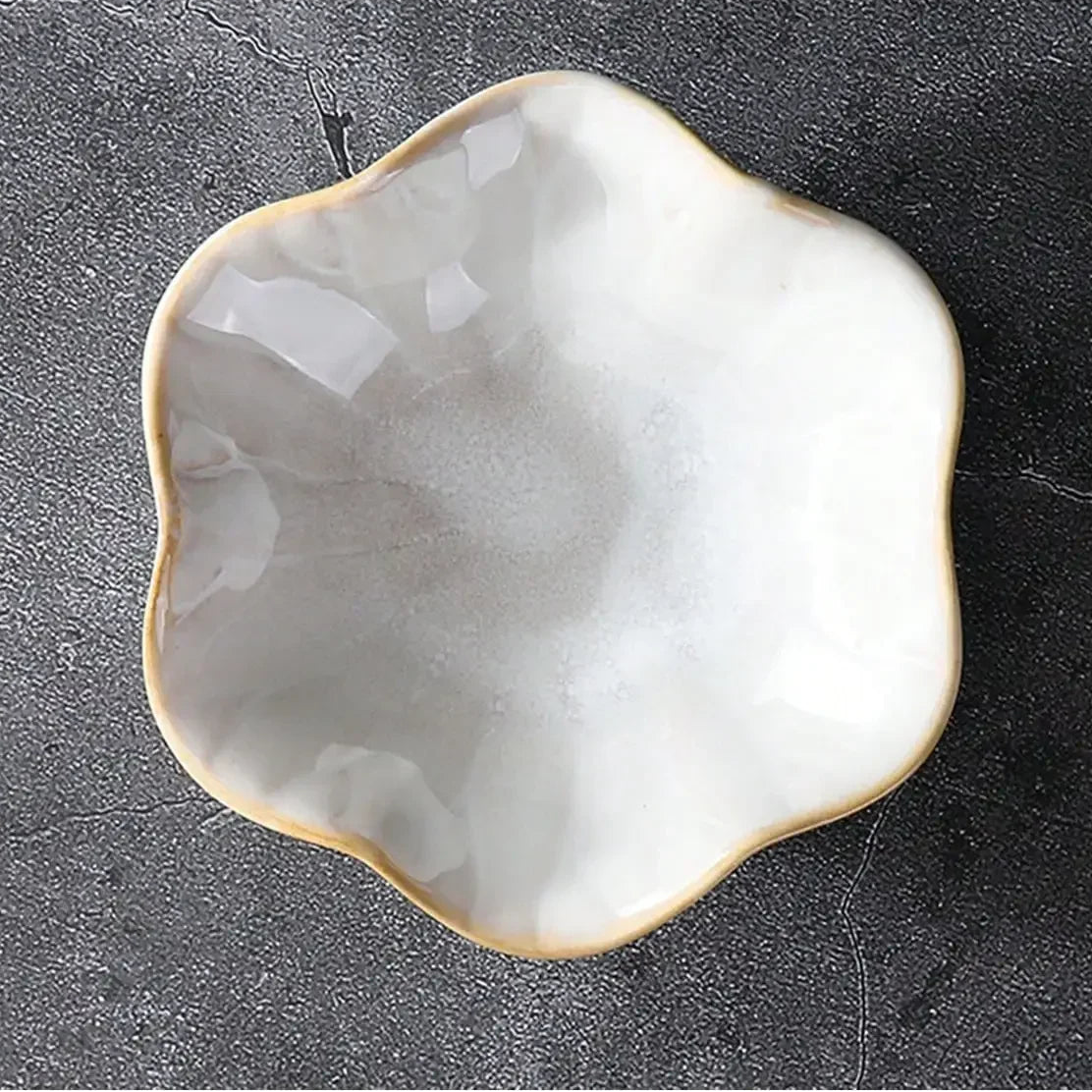 Lotus Leaf Ceramic Jewelry Organizer