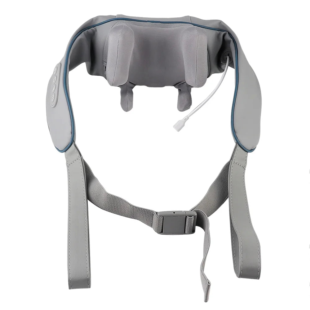 26W Wireless Neck & Shoulder Massager – Brushless Motor Kneading Shawl