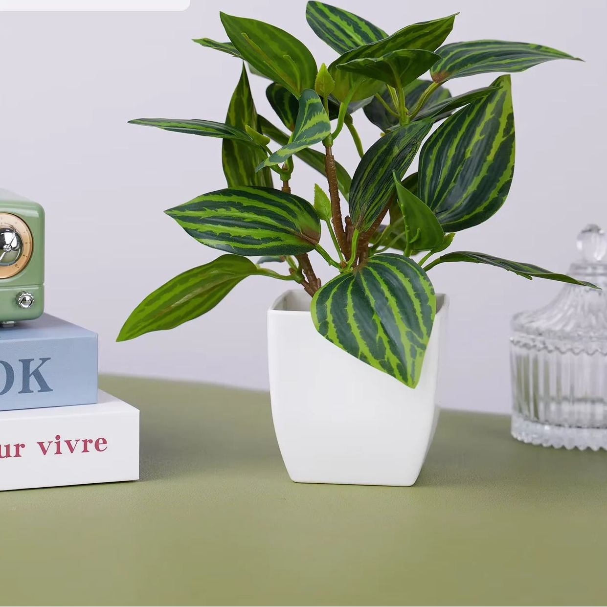 Small Potted Bonsai Artificial Plant