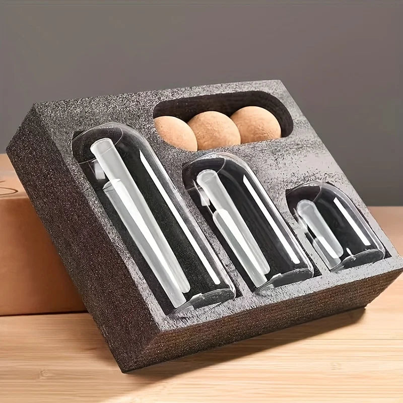 Glass Storage Jars with Cork Lids