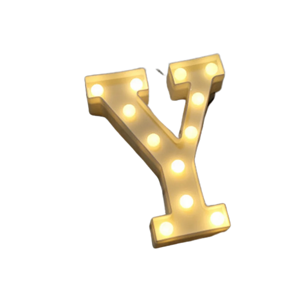 Luminous LED Alphabet and Number Lights
