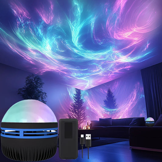 LED Aurora Projection Lamp for Bedrooms