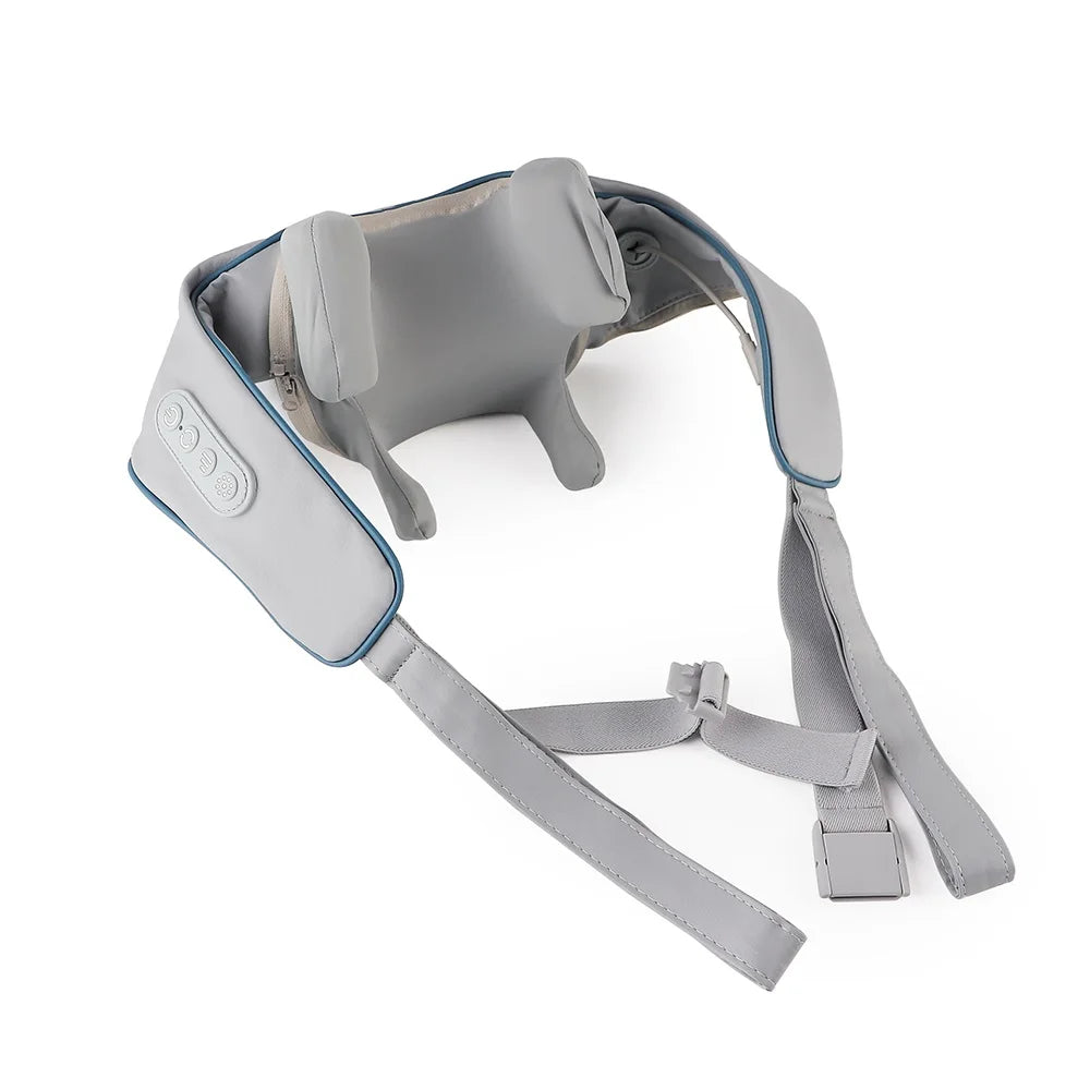 26W Wireless Neck & Shoulder Massager – Brushless Motor Kneading Shawl