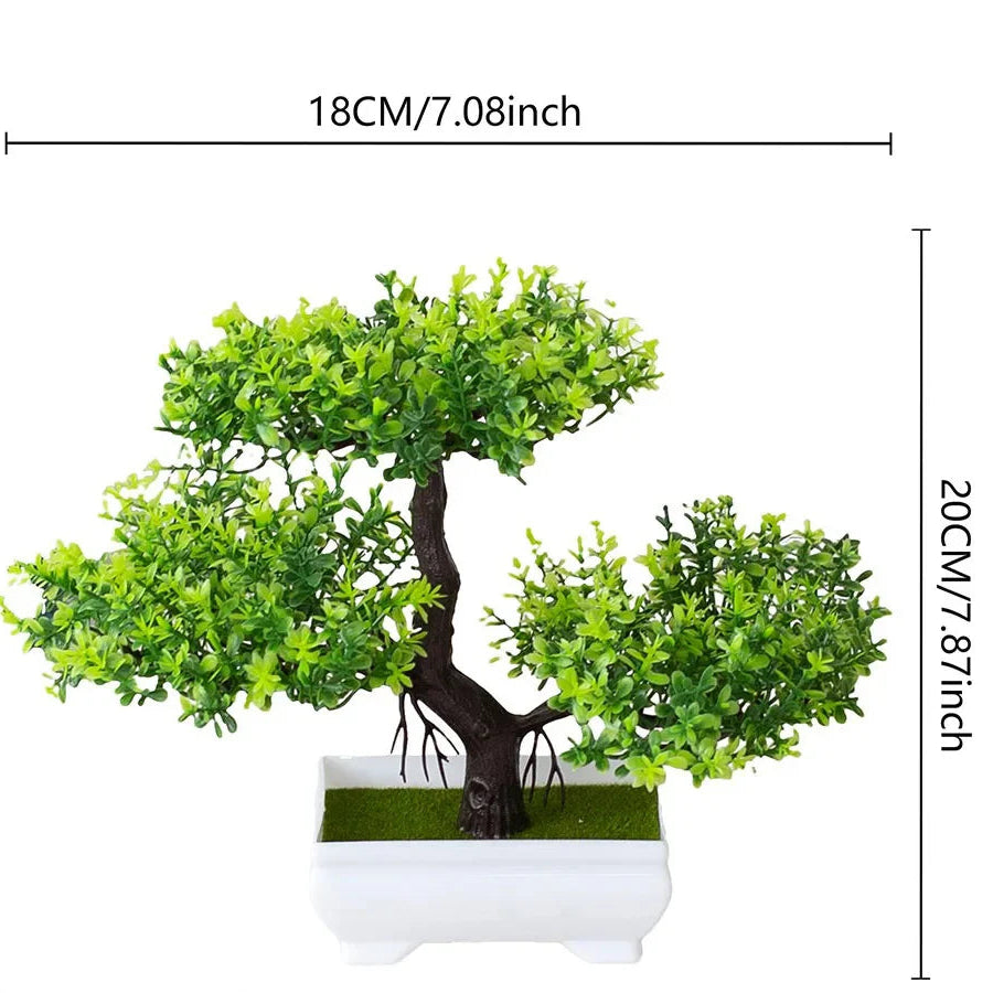 Small Potted Bonsai Artificial Plant