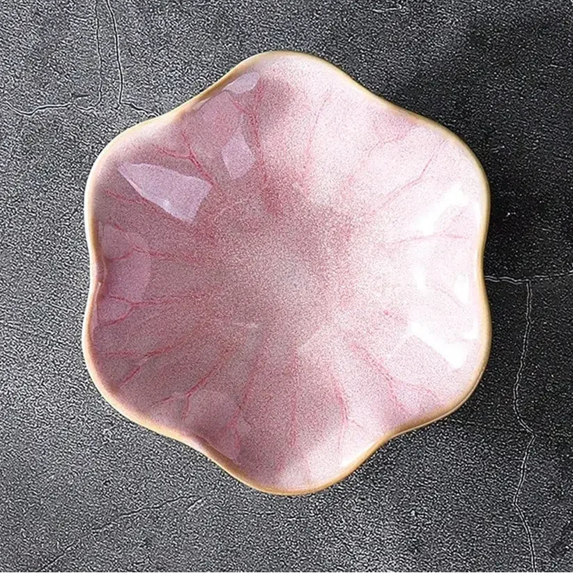 Lotus Leaf Ceramic Jewelry Organizer