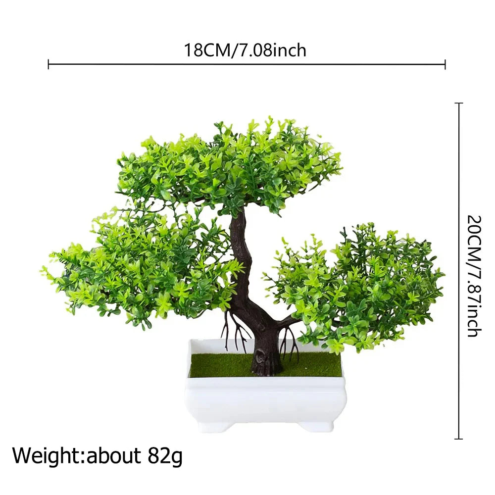 Small Potted Bonsai Artificial Plant