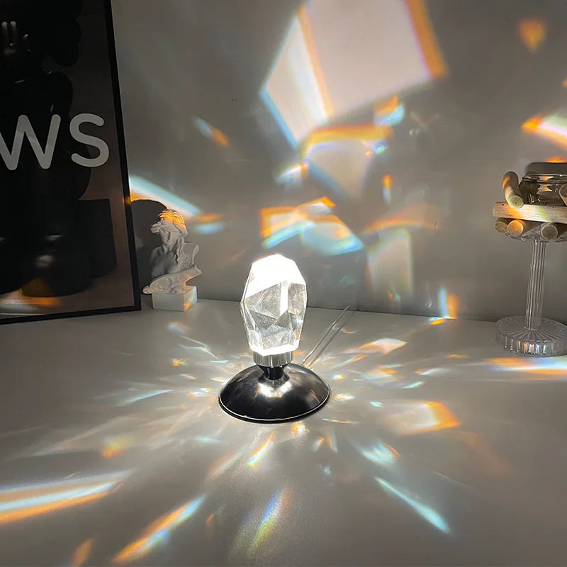 16-Color RGB Crystal Table Lamp