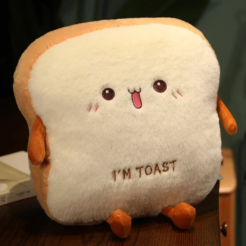 Plush Bread Pillow Soft Toast Cushion