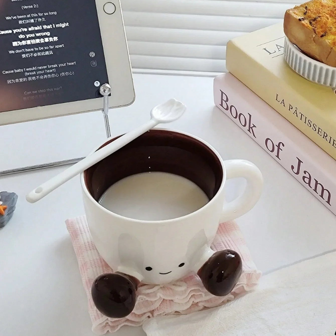 Happy Face Ceramic Coffee Mug