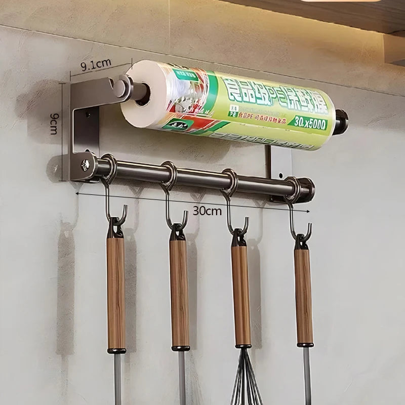 Stainless Steel Multi Purpose Kitchen Wall Rack