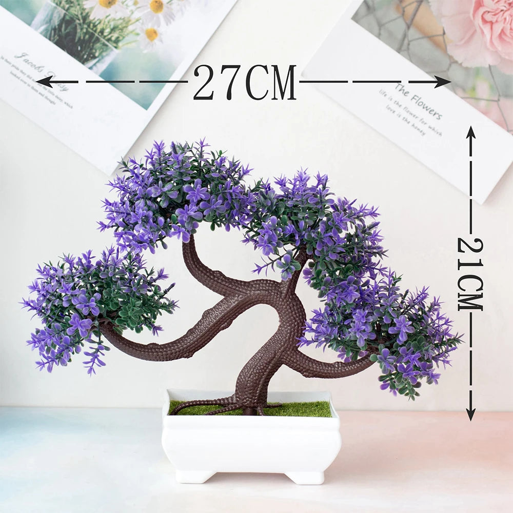 Small Potted Bonsai Artificial Plant