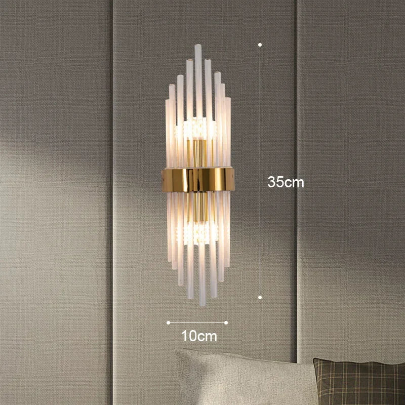 Luxury Gold LED Wall Sconce
