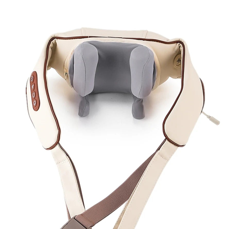 26W Wireless Neck & Shoulder Massager – Brushless Motor Kneading Shawl