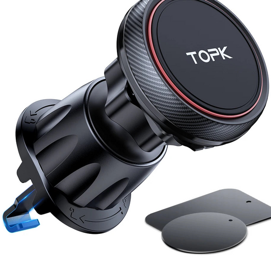 Magnetic Car Phone Holder – Air Vent Mount with 6 Strong Magnets