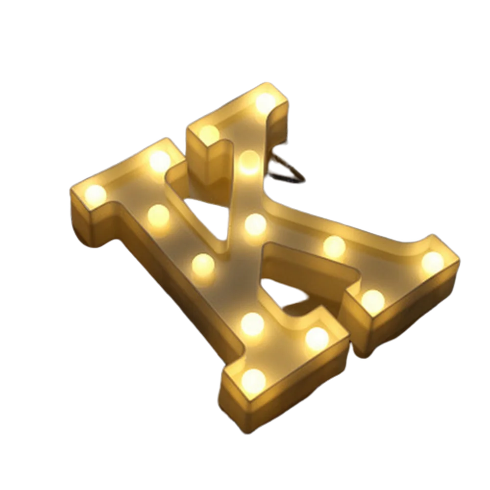 Luminous LED Alphabet and Number Lights