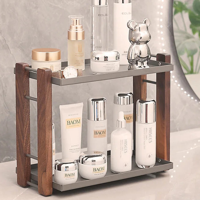 Multi Purpose Bathroom and Coffee Station Organizer Shelf