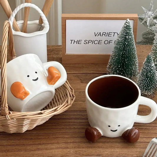 Happy Face Ceramic Coffee Mug