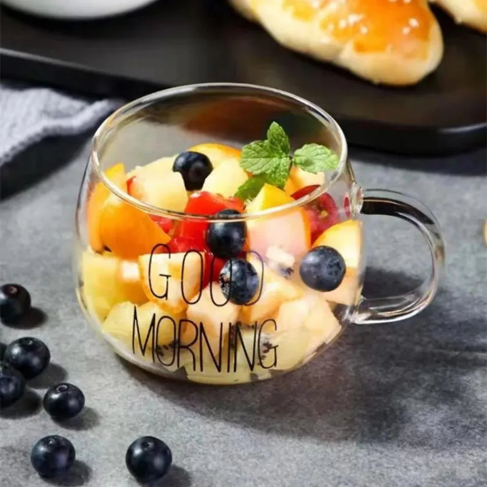 Creative Glass Coffee and Tea Mug