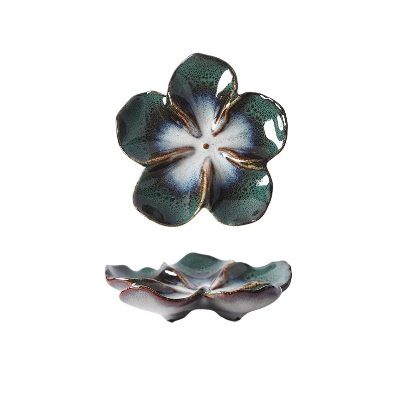 Flower Shaped Ceramic Dipping Sauce Dish