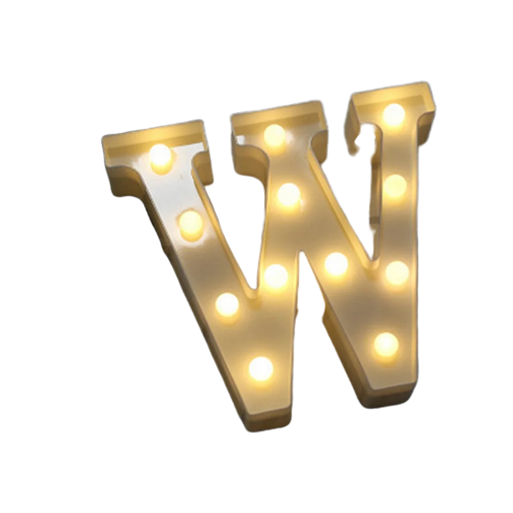 Luminous LED Alphabet and Number Lights