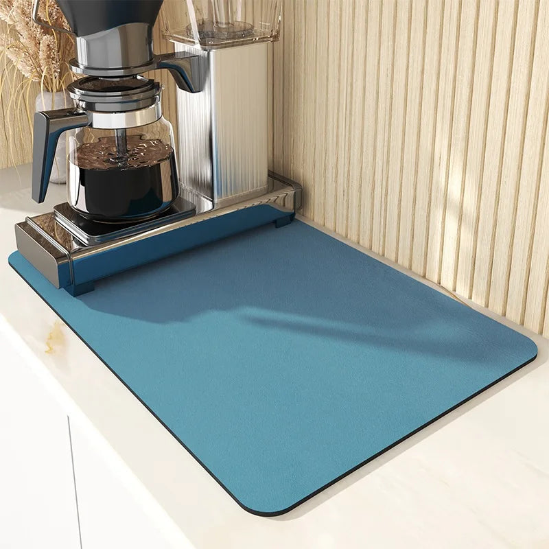Super Absorbent Non Slip Kitchen Draining Mat