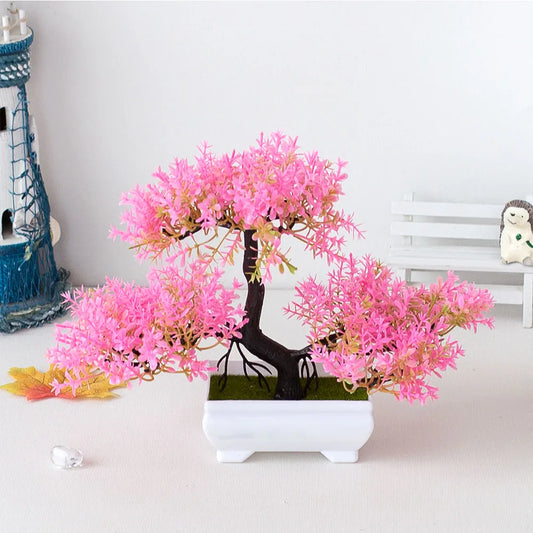 Small Potted Bonsai Artificial Plant